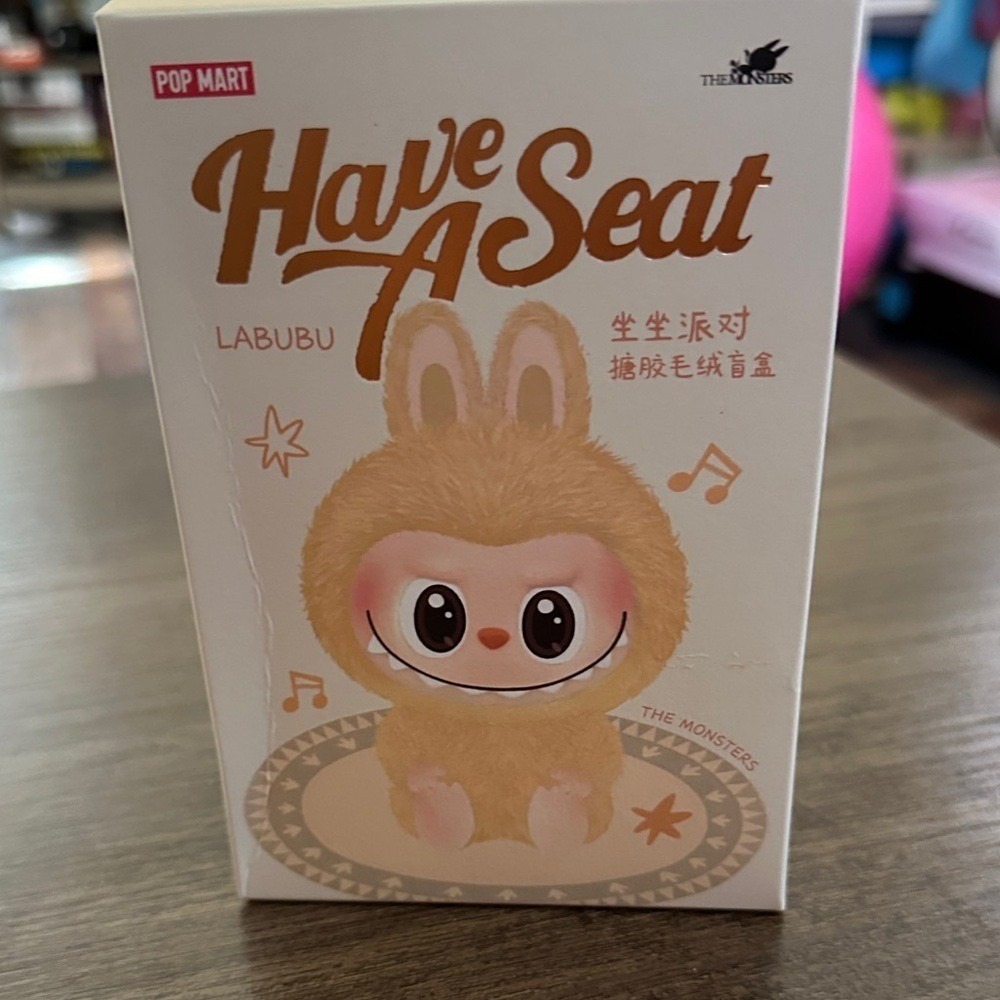 Pop Mart Labubu Have a Seat Vinyl Plush Blind Box The Monsters Figure NIB Sealed